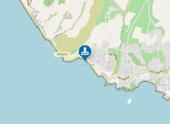 Map of CALA D'ARCONTE