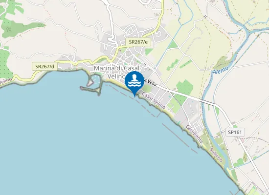 Map of MARINA DI CASALVELINO