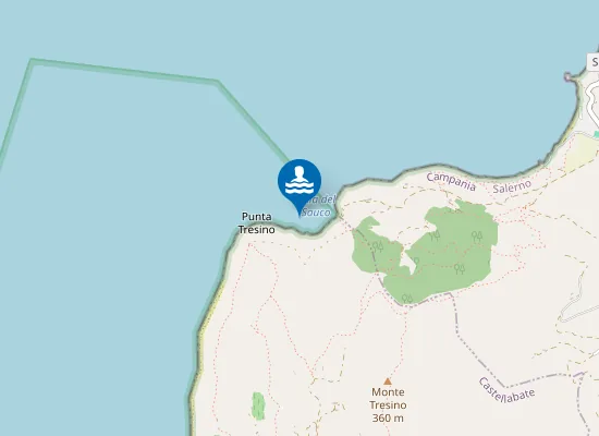 Map of PUNTA TRESINO