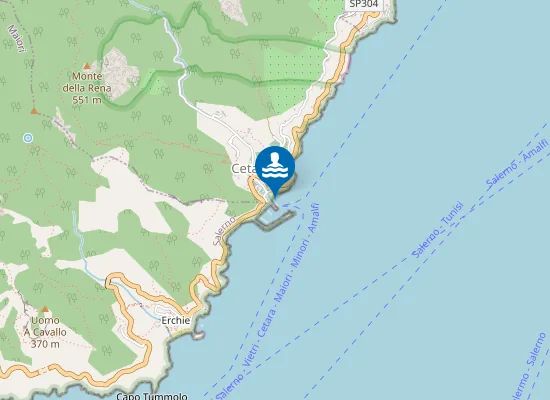 Map of MARINA DI CETARA