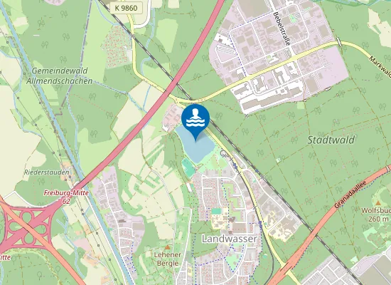 Map of LANDWASSER MOOSWEIHER