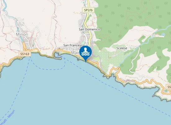 Map of SPIAGGIA MAIORI 1