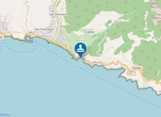 Map of SPIAGGIA SALICERCHIE