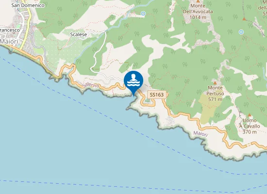 Map of SPIAGGIA LIBERA BADIA
