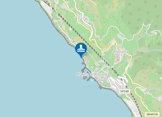 Map of MARINA DI PISCIOTTA-ACQUABIANCA