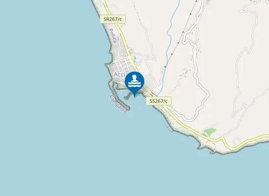 Map of SPIAGGIA ACCIAROLI (SUD PORTO)