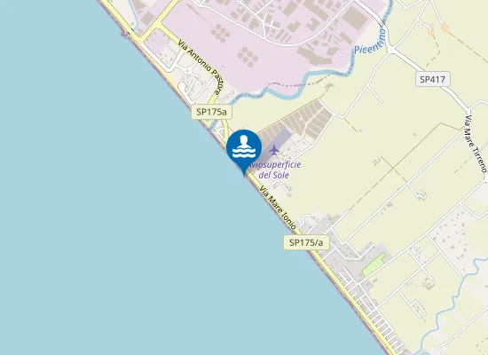 Map of SUD PICENTINO