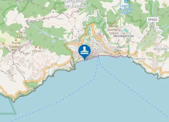 Map of SPIAGGIA DEL FORNILLO