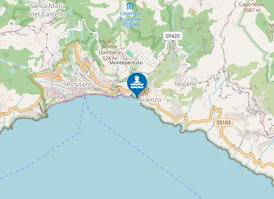 Map of SPIAGGIA ARIENZO