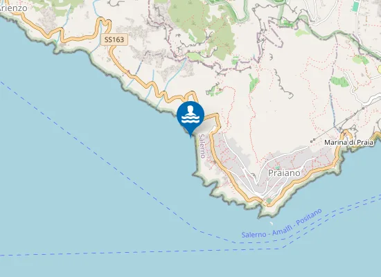 Map of SPIAGGIE LE PRAIE/LA GAVITELLA