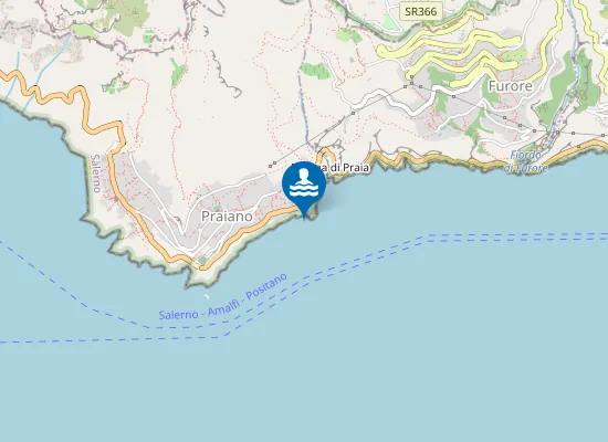 Map of VETTICA MAGGIORE