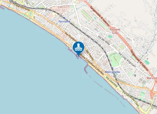 Map of TORRENTE S. MARGHERITA (PASTENA)