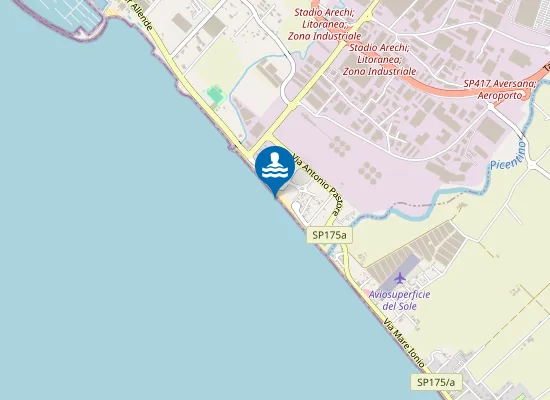 Map of SP. LIBERA TRA IL FUORNI E IL PICENTINO