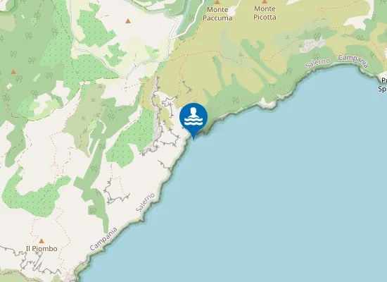 Map of COSTA DELLA MASSETTA