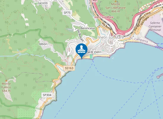 Map of MARINA DI VIETRI SECONDO TRATTO
