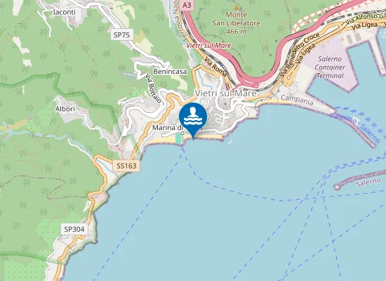 Map of MARINA DI VIETRI PRIMO TRATTO