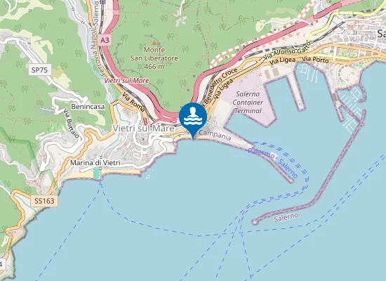 Map of SPIAGGIA LA BAIA