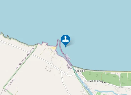 Map of FOCE CAPOIALE (30 MT A DESTRA)