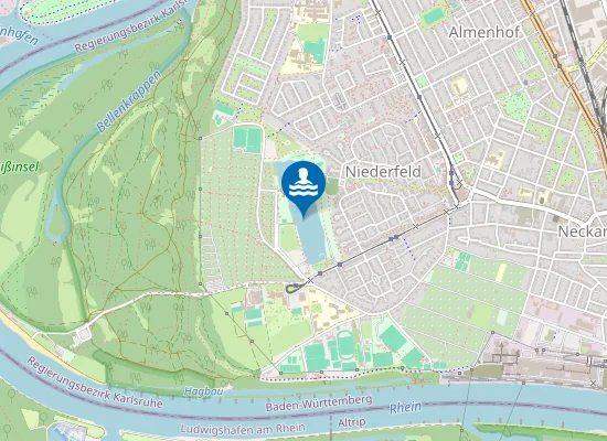 Map of MANNHEIM STOLLENWOERTHWEIHER 1