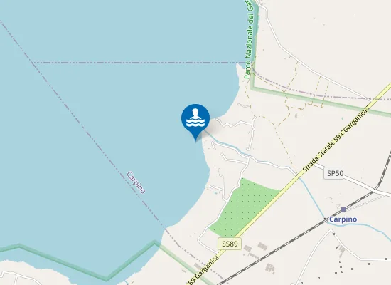 Map of FOSSO DI PERILLO 50 MT SN