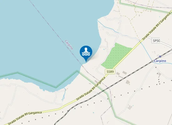 Map of FOGNA CAGNANO V. CAN.ANTONINO 30 MT DX