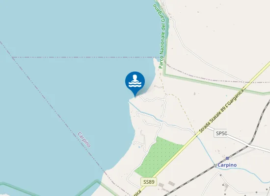 Map of FOSSO DI PERILLO 50 MT DX