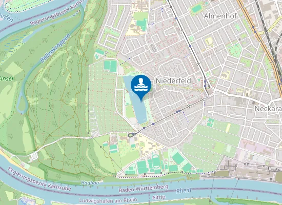 Map of MANNHEIM STOLLENWOERTHWEIHER 2