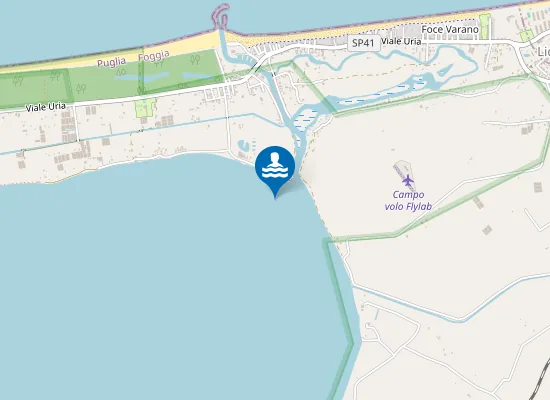 Map of CANALE VARANO 30 MT DX