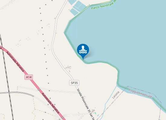 Map of CAN. PONTONE 30 MT SN