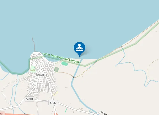 Map of CAN. CAMMARATA ELCE - SC. FOGNA 30 MT DX