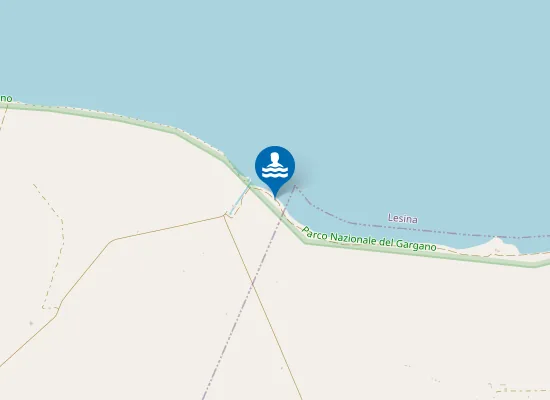 Map of FOCE CANIGLIA DI SOTTO 30 MT DX