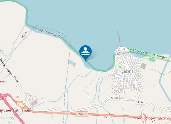 Map of 230 M. SX DELLA FOCE DEL CANALE LA FARA