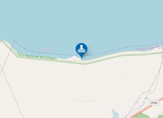 Map of FOCE DE PILLA - 100 M. DX DELLA FOCE