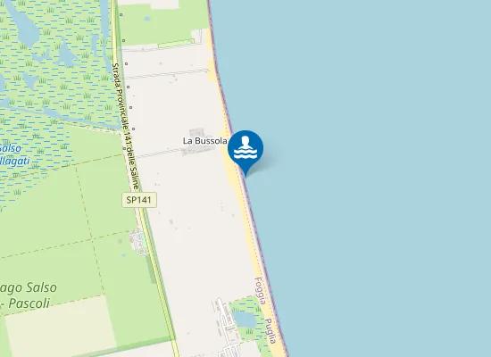 Map of LIDO LA BUSSOLA