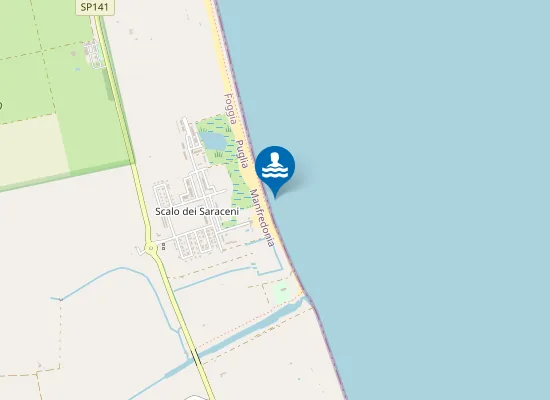 Map of LIDO SCALO DEI SARACENI
