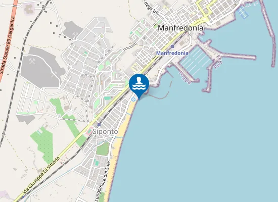 Map of EX FOGNA MANFREDONIA 30 MT DX