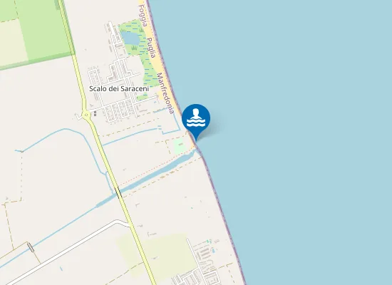 Map of FOCE TORRENTE CERVARO 30 MT SN