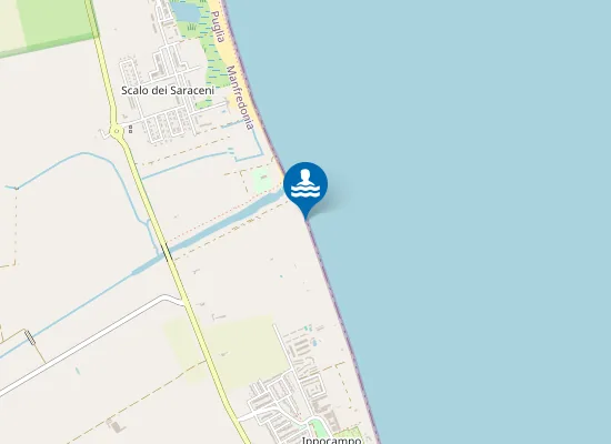 Map of FOCE TORRENTE CERVARO 30 MT DX