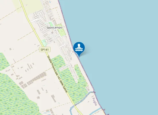 Map of CANALE IPPOCAMPO 30 MT SN