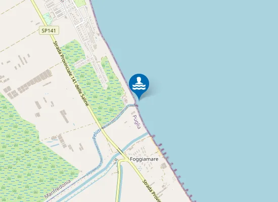 Map of CANALE PELUSO 30 MT SN