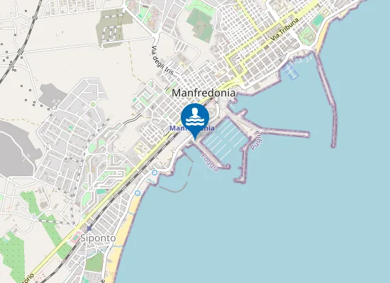 Map of 750 M SX SCARICO EX FOGNA AMERICANA