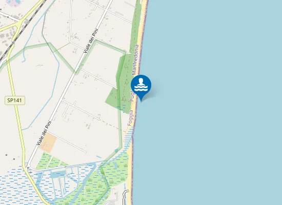 Map of 800 M. SX FOCE TORR. CANDELARO VSO P. 69