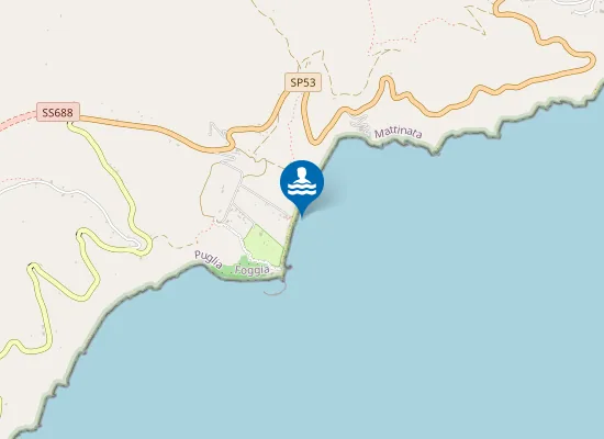 Map of CAMPING FONTANA DELLE ROSE