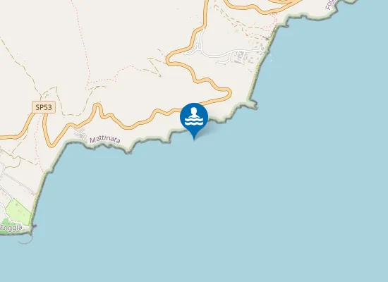 Map of TRA BAIA ZAGARE E CAMP.FONTANA ROSE