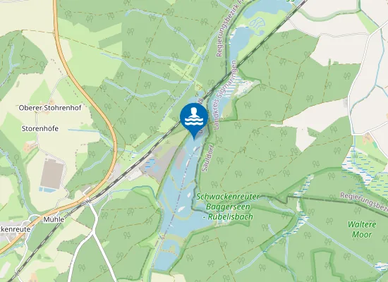 Map of SCHWACKENREUTER BAGGERSEE 6