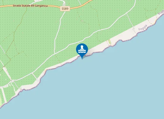 Map of CAMPING ACQUA AZZURRA