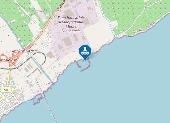 Map of SCARICO ENICHEM AGRICOLT. 300 MT SN