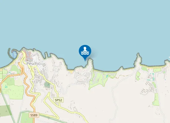 Map of PUNTA S NICOLA (PRICINISCO)