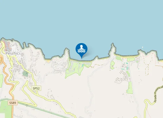 Map of PUNTA S NICOLA CAMPING BAIA S NICOLA