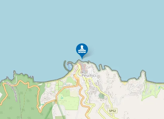 Map of SC. FOGNA ABITATO - PESCHICI 300 MT SN